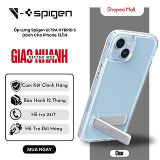  Ốp Lưng Spigen Iphone 13/ 14/ 15 Ultra Hybrid S Crystal Clear