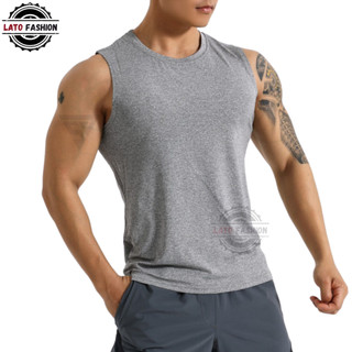 Áo ba lỗ nam tập gym, Áo tanktop nam sát nách trơn thun cotton thoáng mát nhiều màu đủ size