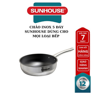 CHẢO INOX 5 ĐÁY SUNHOUSE IN20M4