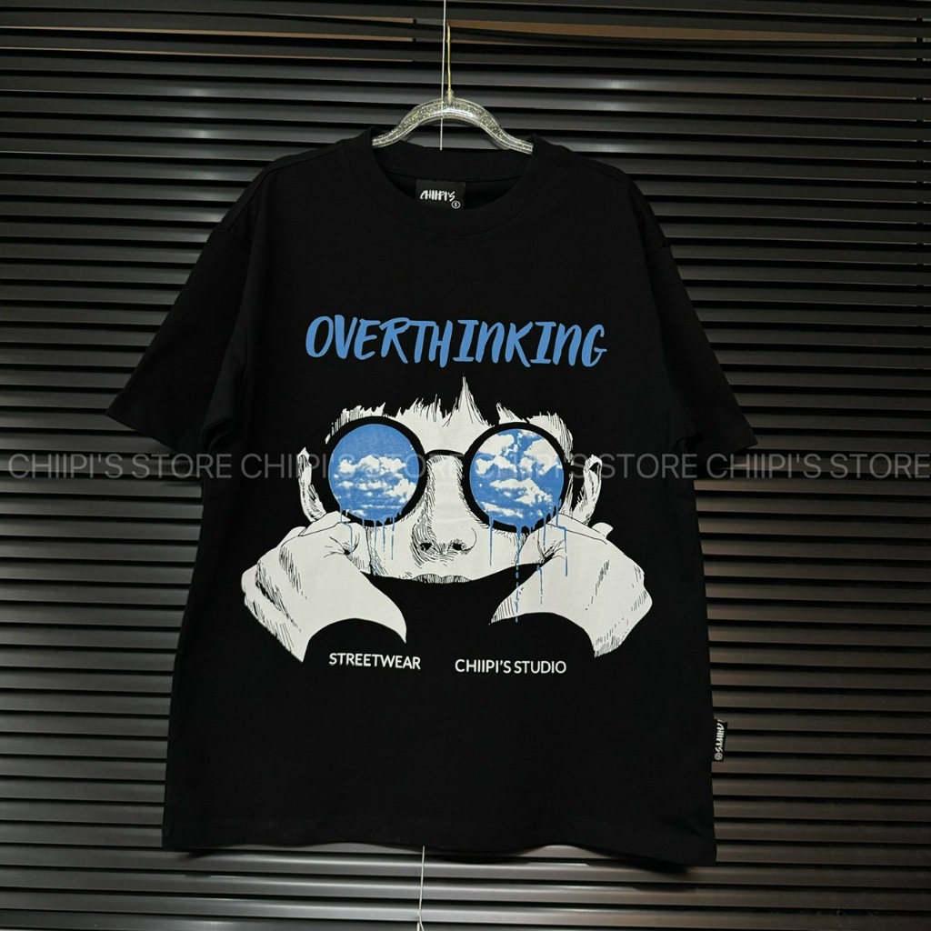 Áo Thun Unisex "OVERTHINKING" Form Oversize - CHIIPI'S STORE