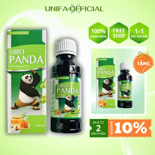 Siro ho cho bé UNIFA, Siro panda giúp giảm ho, đau rát họng kéo dài phù hợp cho mọi lứa tuổi - Lọ 100ml