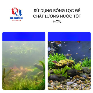 bông lọc bể cá - bể cá mini