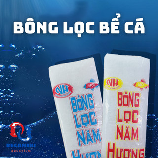 bông lọc bể cá - bể cá mini