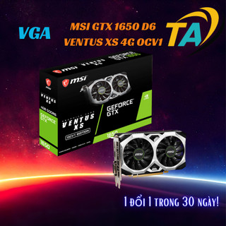 Card màn hình msi gtx 1650 d6 ventus xs 4g ocv1
