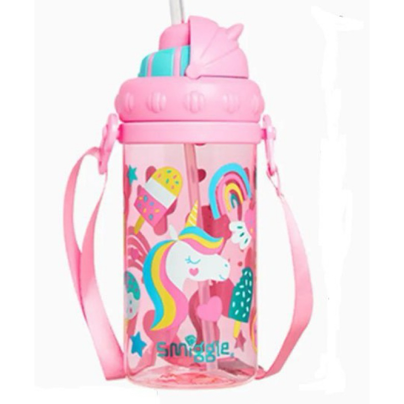 Bình nước Smiggle úc 430ml có dây đeo