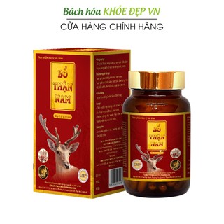 Tăng cường sinh lý nam thảo dược, bổ thận, tráng dương Bổ Thận Nam - 30 viên [Bổ Thận Nam (Đen)]