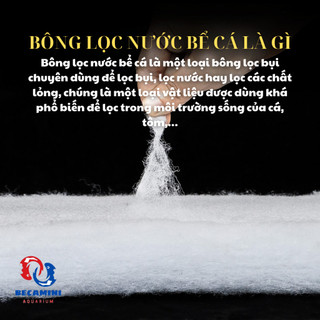 bông lọc bể cá - bể cá mini