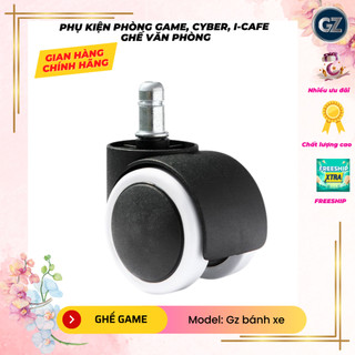 Combo bánh xe gaming 5 chiếc, bánh xe ghế xoay văn phòng