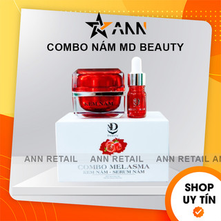 [Chính hãng] Combo Nám MD Beauty - Kem lựu đỏ Melasma và Serum MD Beauty