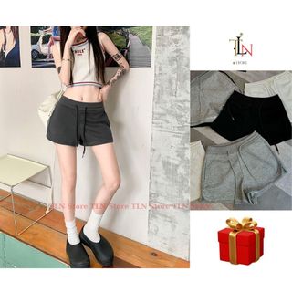 Quần Đùi Nữ,Quần Short Nữ TLN  Dây Rút Dáng Thể Thao,Quần Đùi Có Lót Cạp Cao 4 mùa Hottren 2024 M123-TLN