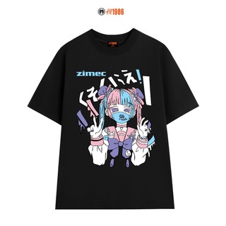 Áo thun nữ nam unisex tay lỡ phông local brand form rộng teen cổ tròn oversize chất cotton HM1986 ATL 3063