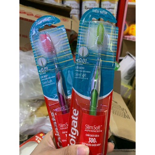 Bàn chải Colgate SlimSoft Advanced ngăn chảy máu nướu siêu mềm mảnh