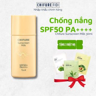 Sữa chống nắng Chifure Sunscreen Milk SPF50 PA++++ 30ml- FD  Beauty