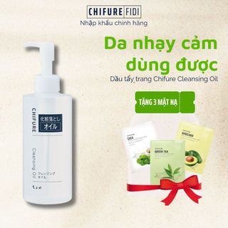 Dầu tẩy trang Chifure Cleansing Oil giúp da thoáng sạch, phù hợp với da nhạy cảm