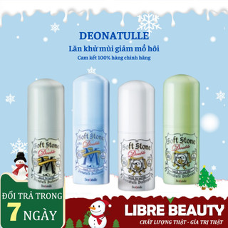 Lăn nách đá khoáng khử mùi Soft Stone Deonatulle Nhật Bản 20g ngăn mồ hôi, làm sáng da dùng cho mọi loại da
