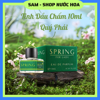 Tinh dầu chấm Olee Nước hoa nữ Spring Quý Phái Thanh Dịu 10ml chai mini dạng chấm- Sam Shop Nước Hoa