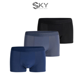 Combo 5 quần lót nam thun lạnh co giãn 4 chiều size 1xl- 3xl sky