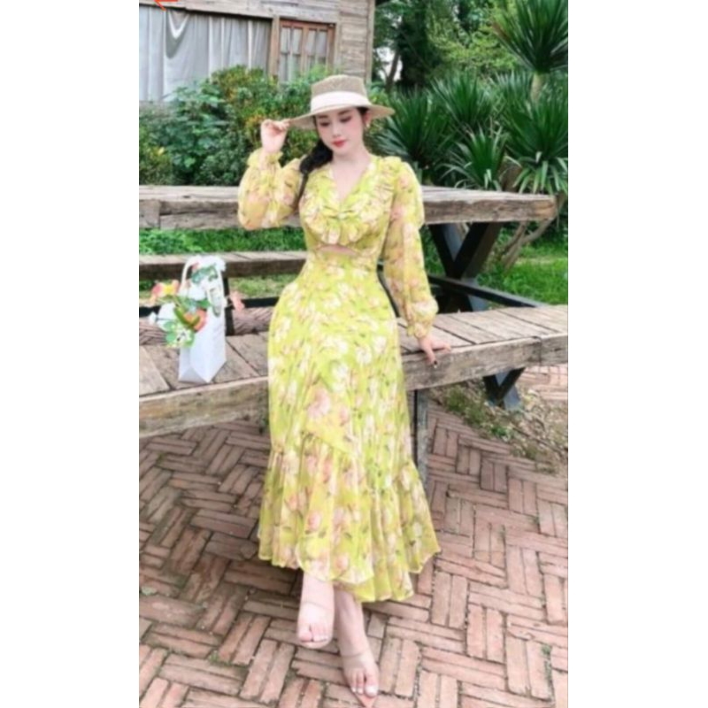 siêu cấp hoa dáng dài (size s eo 66)