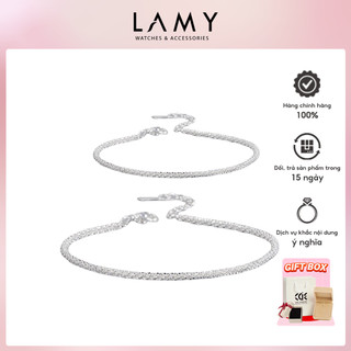 Bộ trang sức bạc CDE Lắc tay và lắc chân Twinkle Silver