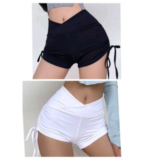Quần đùi rút dây tập gym, chạy bộ, aerobic