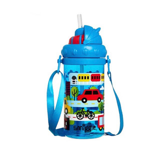 Bình nước Smiggle có dây đeo cho bé 430ml.