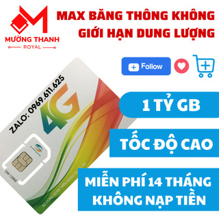 SIM 4G VIETTEL TỐC ĐỘ CAO KHÔNG GIỚI HẠN DATA KHÔNG MẤT PHÍ GIA HẠN TRỌN GÓI 12 THÁNG 12V90B 12MXH100 6MXH80Y 12ST60N