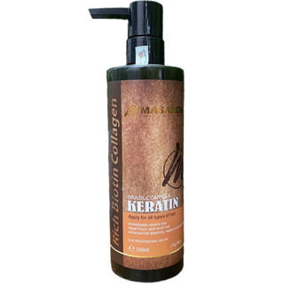 Kem Keratin Masaroni dạng gel phục hồi tóc hư tổn Canada 500ml