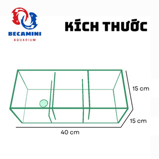 Lọc tràn cho hồ cá kích thước 40cm