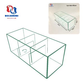 Lọc tràn cho hồ cá kích thước 40cm
