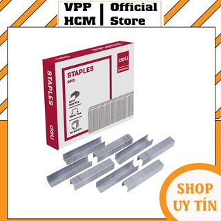 1 hộp kim bấm 23/13 deli - ghim dập 80 tờ 23/13 deli e0013