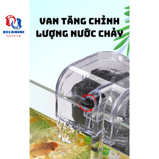 Lọc thác bể cá, máy lọc thác cho hồ cá mini