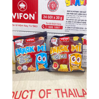 Snack mì vifon vị hải sản chua cay& vị phô mai lẻ 1 gói 30g