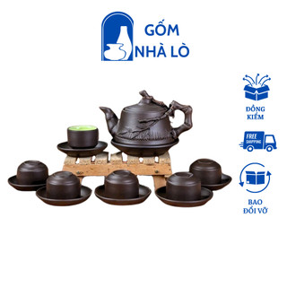 Ấm chén pha trà, ấm chè gốm sứ Bát Tràng, ấm trà tử sa, ấm tách pha trà