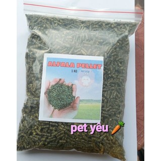 Nén cỏ alfa (alfala) 1KG thức ăn thỏ bọ sóc siêu rẻ an toàn 🐻🦫🐰