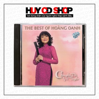 Đĩa cd hoàng oanh asia chuyến đò vĩ tuyến nhạc vàng trữ tình bolero đĩa lòng trắng huy cd shop