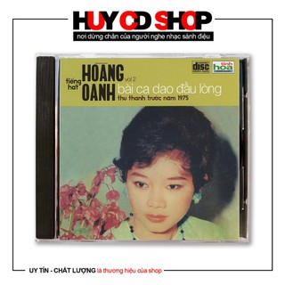 Đĩa CD Hoàng Oanh thu âm trước 75 Bài ca dao đầu lòng Nhạc vàng trữ tình Bolero Đĩa lòng trắng