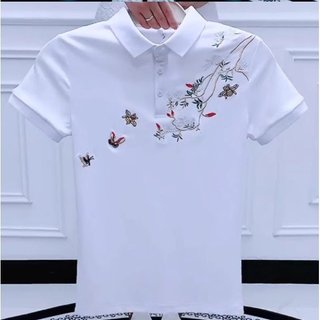 Áo polo nam áo thun nam thêu họa tiết cực sang chảnh cá tính đậm chất boy phố H84