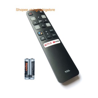 Remote điều khiển tivi tcl nhận giọng nói rc802v fnr1 smart tv netflix youtube
