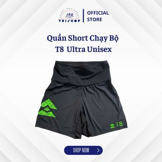 Quần Short Chạy Bộ T8 - Ultra Unisex