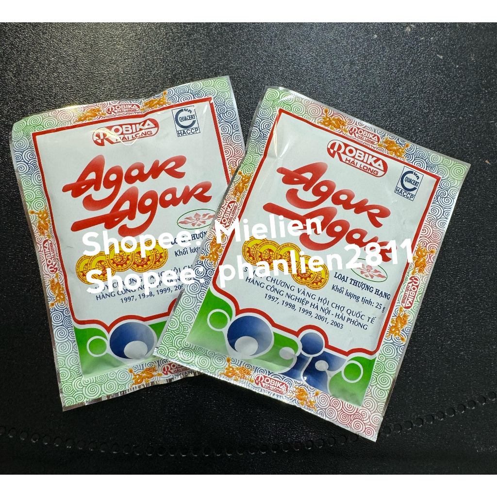 1 Gói bột rau câu giòn Agar Hải Long 25g