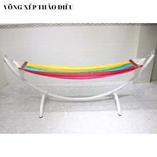Khung võng xếp bán nguyệt cao cấp võng xếp thảo điểu