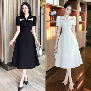 Đầm dự tiệc công sở phối tag cao cấp gigi dress