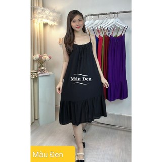 💕(40-95KG) ĐẦM THUN LẠNH 2 DÂY  MỀM MỊN MÁT 💕