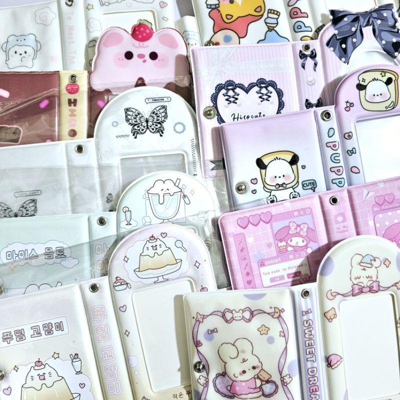 Tổng hợp collect book, album sổ đựng ảnh, thẻ hình, card bo góc thần tượng kpop, anime