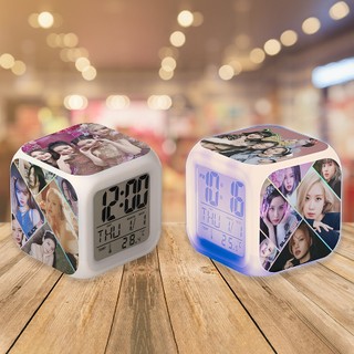 Đồng hồ LED BLACKPINK Điện Tử Đa Chức Năng, Báo Thức, Nhiệt Độ, Thời Gian, Lịch