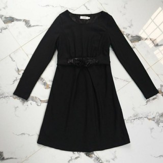 Đầm secondhand T39, màu đen, chất đẹp xịn sò co giãn tốt, có lót, size S(N90cm E76cmD90cm) mới 99%