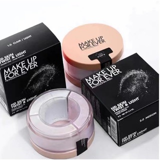 Phấn phủ dạng bột make up for ever hd skin twist & light loose powder 8g + tặng kèm cọ