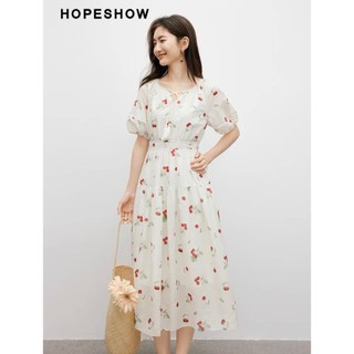 Z341 Váy hoạ tiết cherry