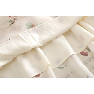 Z341 Váy hoạ tiết cherry