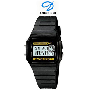 Đồng hồ Casio F94 phiên bản huyền thoại chính hãng,đồng hồ điện tử dây nhựa dẻo bền bỉ chống nước chống xước có BH P2T